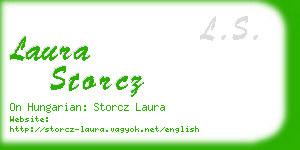 laura storcz business card